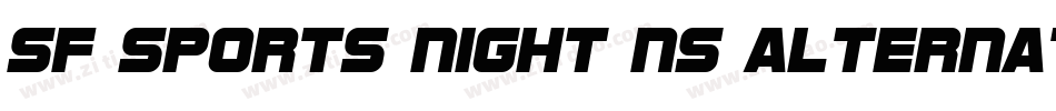 SF Sports Night NS Alternate字体转换